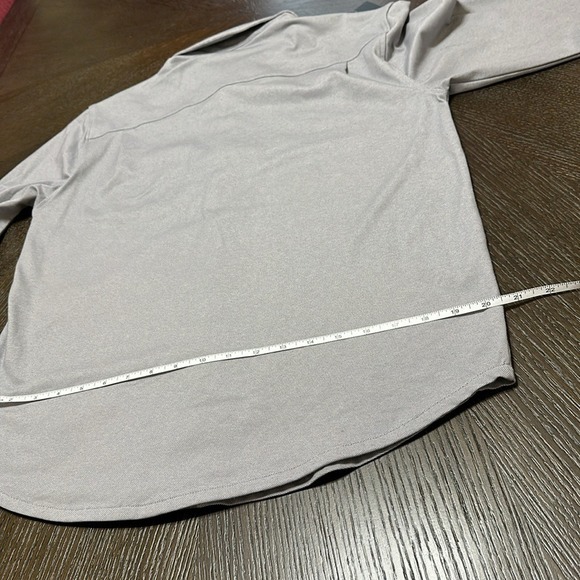 VRST Mens Medium Gray Performance Stretch Long Sleeve Button Up Shirt - Picture 12 of 14